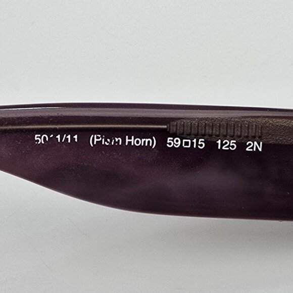 Coach HC8028 Taryn Plum Horn Frame Grey Gradient Lens Sunglasses w/ Case 59mm main image 11